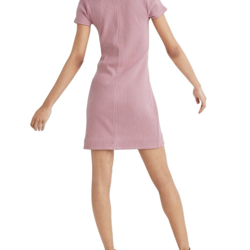 MADEWELL | Button-Down Ribbed Dress - Picture 4 of 7
